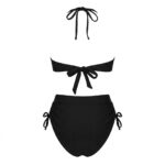 مایو مونوکینی Cupshe مدل Mesh Cutout & Ruched – طراحی مدرن با جزئیات بند‌کشی و پنل توری - تصویر 2
