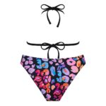 ست بیکینی Cupshe مدل Multi-Color Leopard Halterneck – پلنگی چندرنگ، هالترنک و بالاتنه فرم‌دهنده - تصویر 2